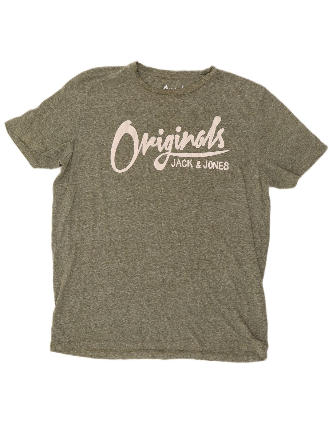 Tricou cu grafică Jack & Jones pentru bărbați Top XL Kaki Poliester cu pături
