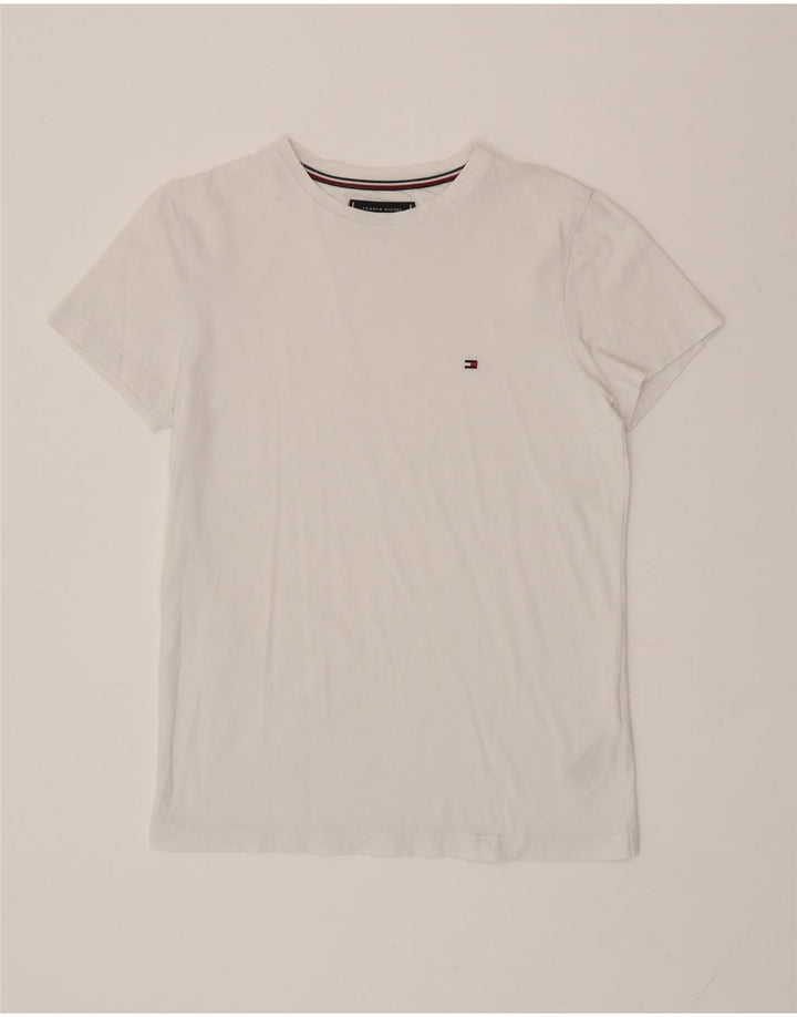 TOMMY HILFIGER Tricou Bărbați Top Mic Bumbac Alb