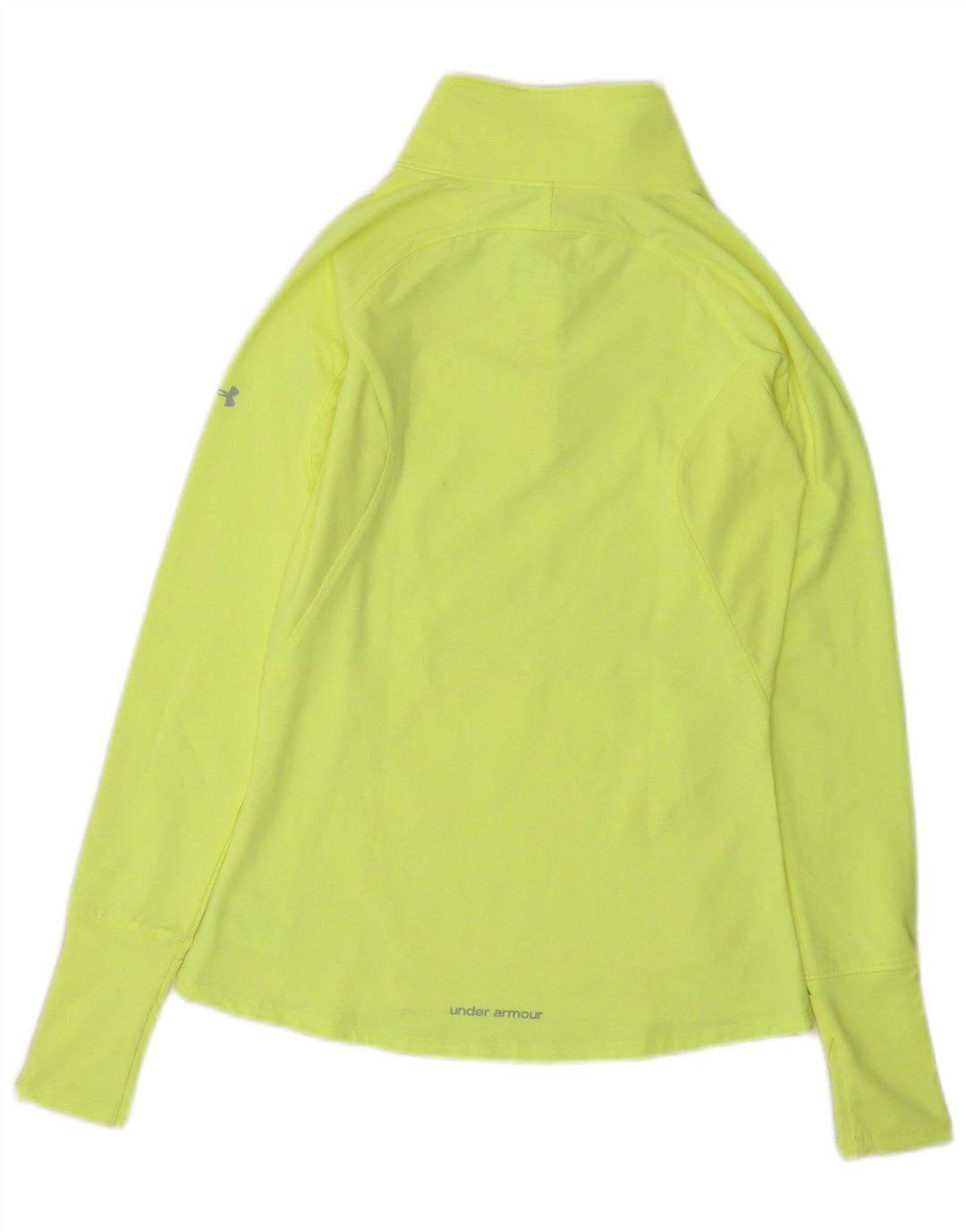 Top de trening Under Armour pentru femei Cold Gear Pullover UK 8 Small Yellow