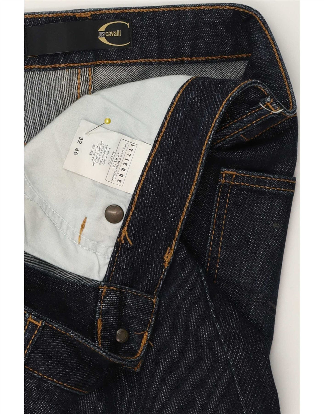 Jeans Bootcut pentru femei Just Cavalli IT 46 Large W32 L30 Bleumarin
