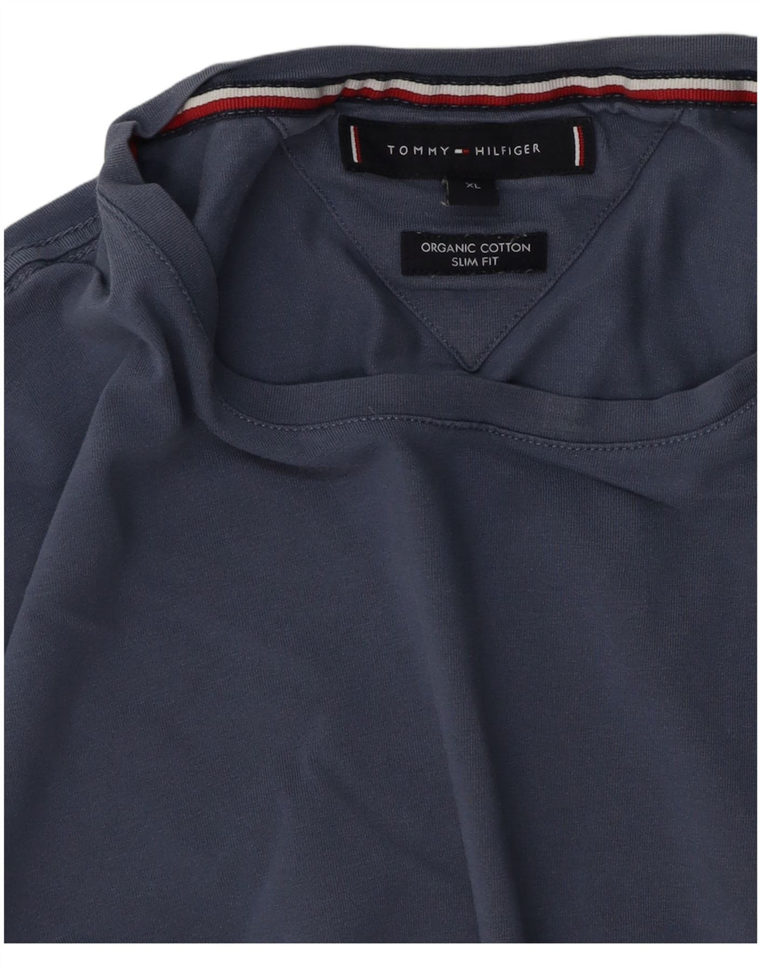 TOMMY HILFIGER Tricou Slim Fit pentru femei UK 18 XL Bumbac albastru