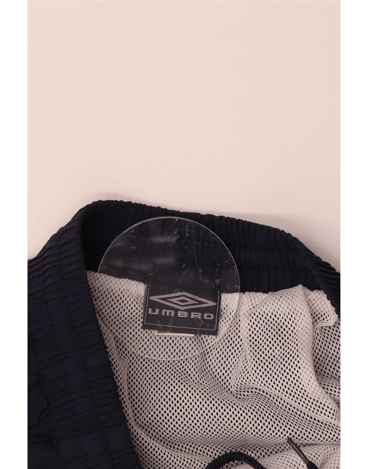 Pantaloni scurți sport Umbro pentru bărbați, poliester mediu albastru