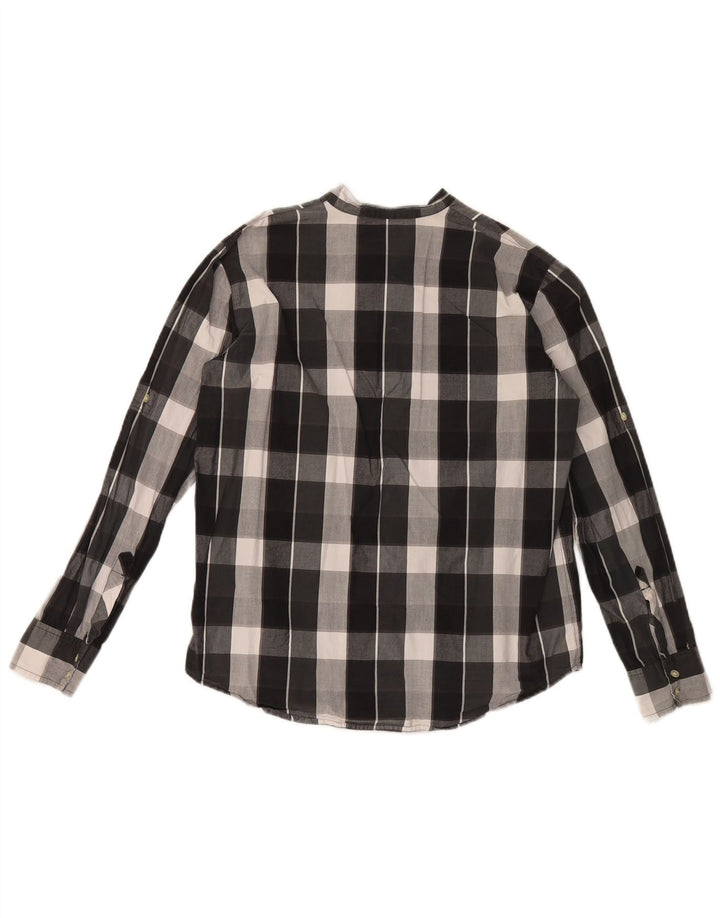 Cămașă pentru bărbați Carhartt, bumbac cu carouri mici, negru