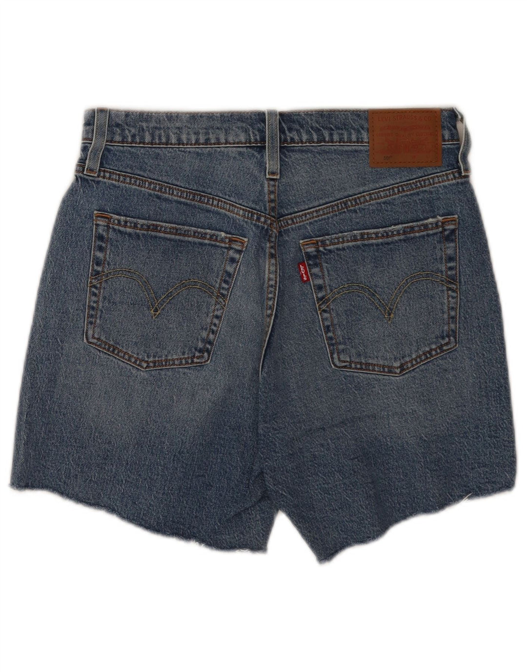 Pantaloni scurți Levi's 501 Denim W28 Medium Blue Bumbac