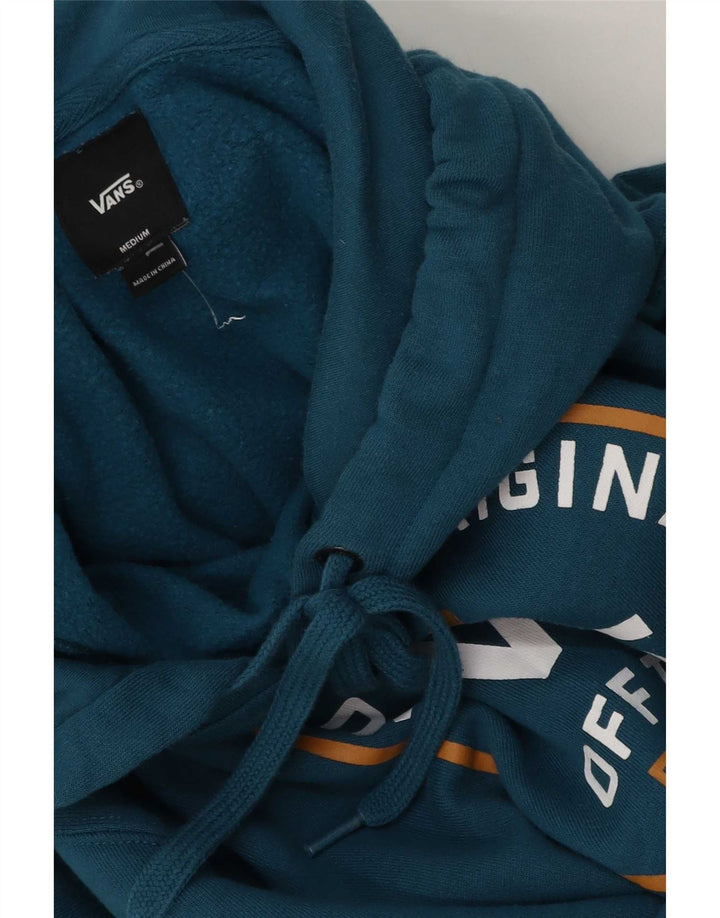 Pulover cu glugă grafic pentru bărbați Vans, albastru mediu