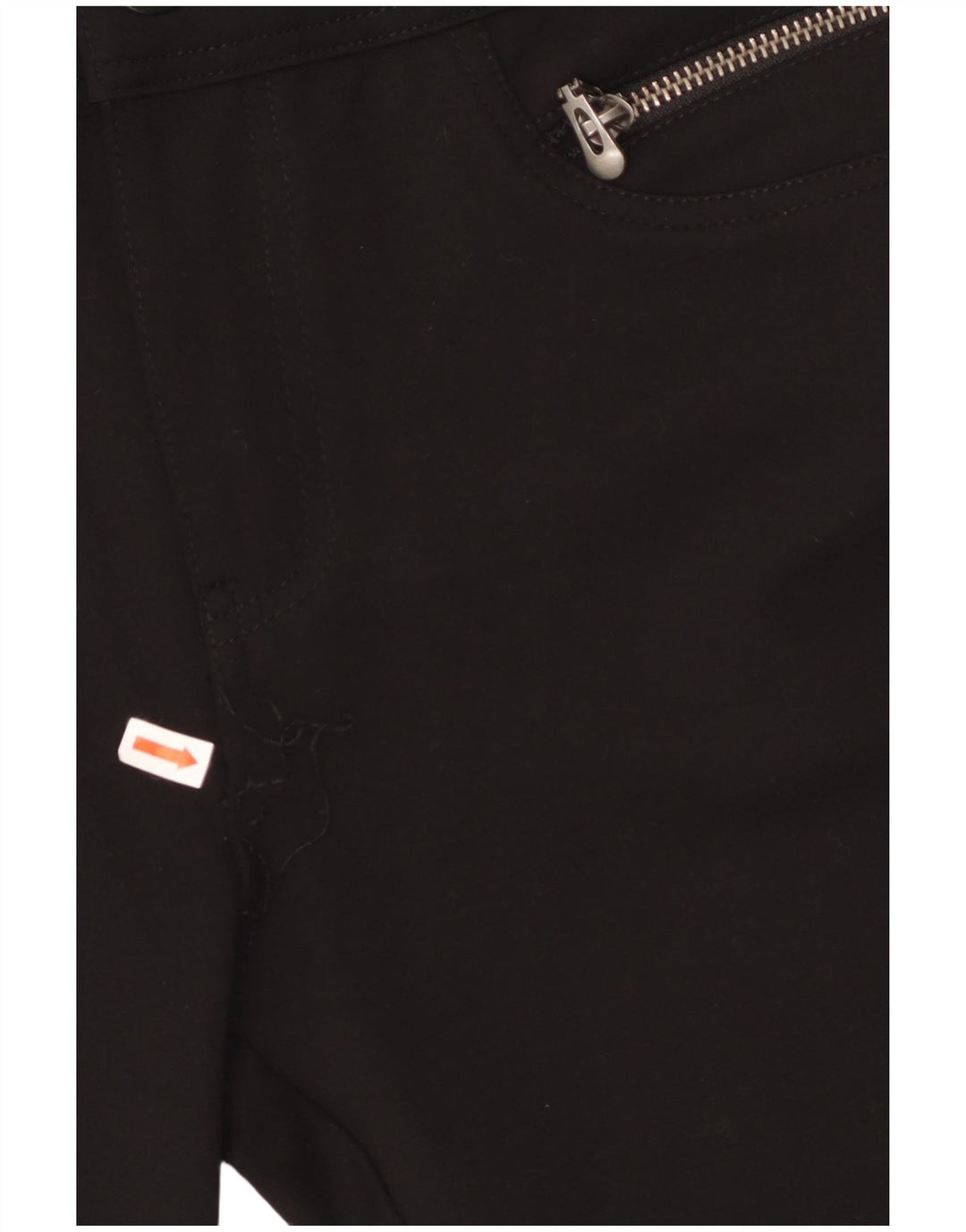 QUIZ Pantaloni casual subțiri cu talie înaltă pentru femei UK 12 Medium W28 L28 Negru