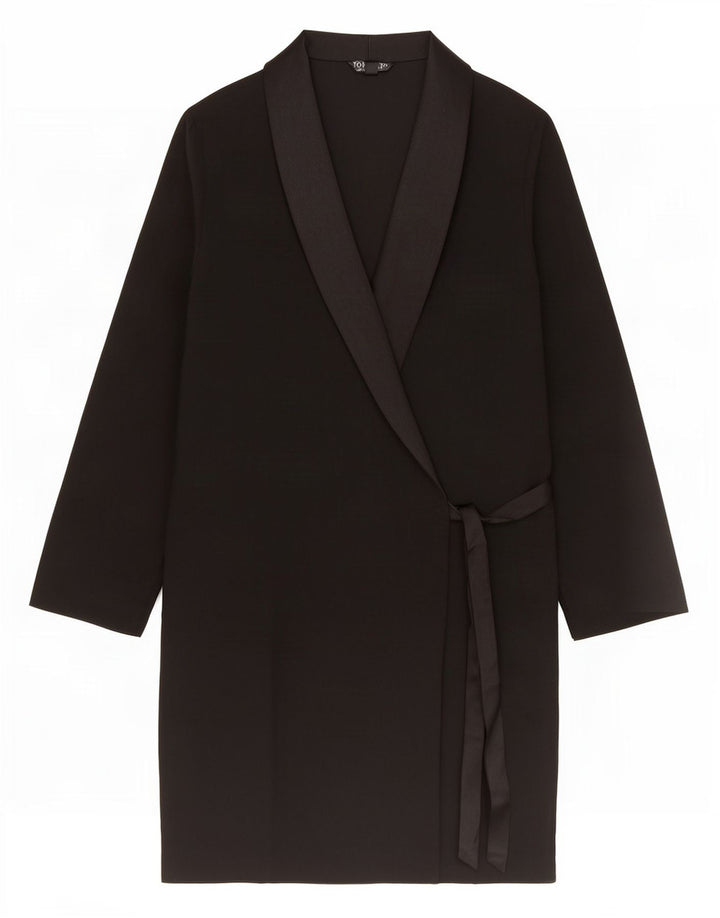 Topshop Rochie Wrap pentru femei UK 8 Small Negru Poliester