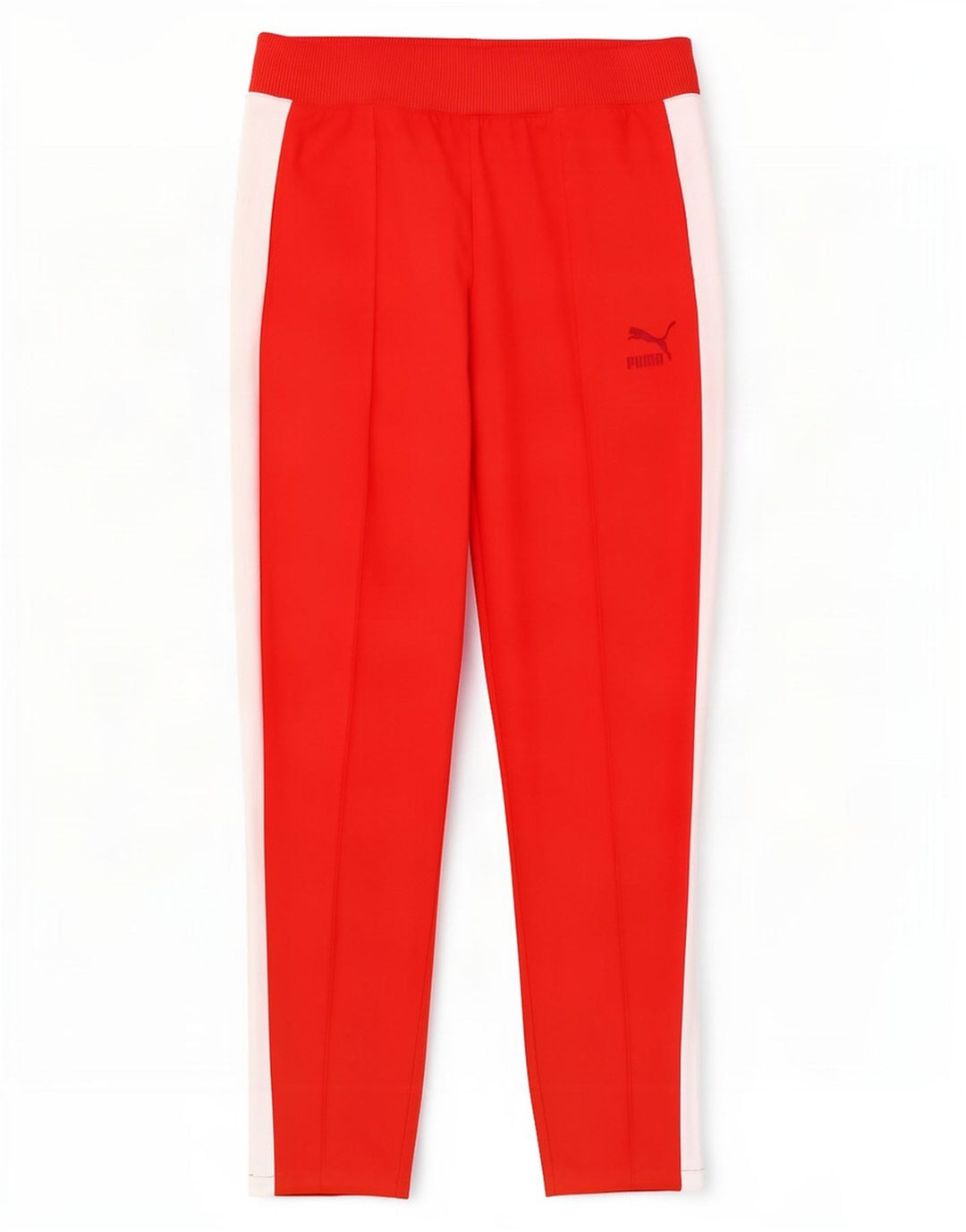 Pantaloni de trening Puma pentru femei UK 12 Medium Red Colorblock Poliester