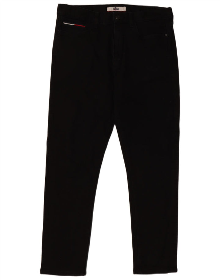 Blugi slim pentru bărbați Tommy Hilfiger W34 L32 negri