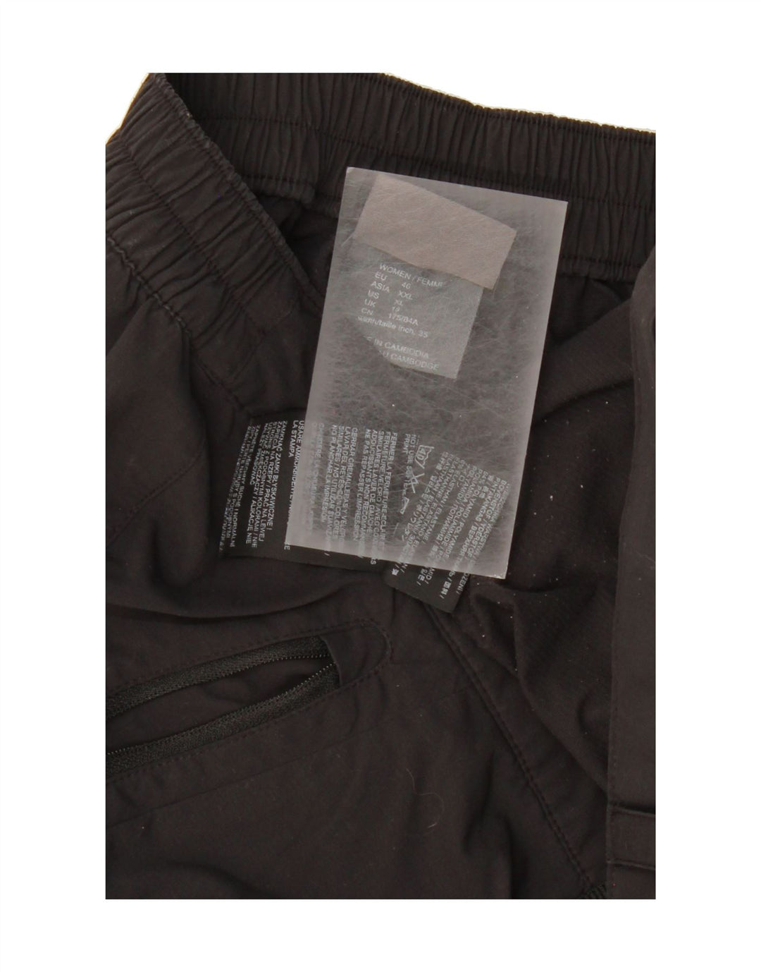JACK WOLFSKIN Womens Bermuda Shorts UK 18 XL W36 Black Polyamide Vintage Jack Wolfskin and Second-Hand Jack Wolfskin from Messina Hembry 