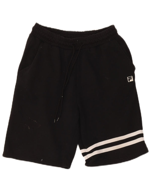 Pantaloni scurți sport Fila pentru bărbați IT 50 Poliester mediu negru