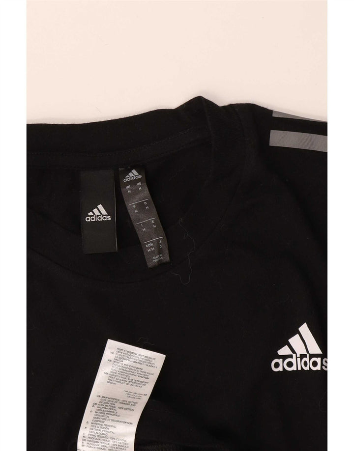 Tricou Bărbați Adidas Top Mediu Negru Bumbac