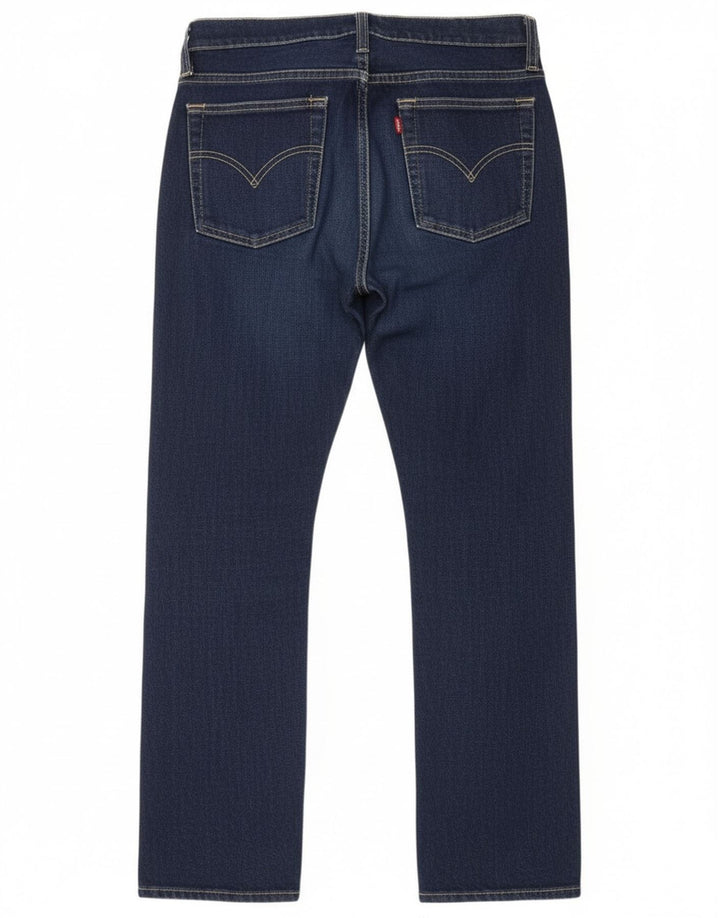 Blugi drepti pentru femei Levi's L29 L28 Bumbac bleumarin