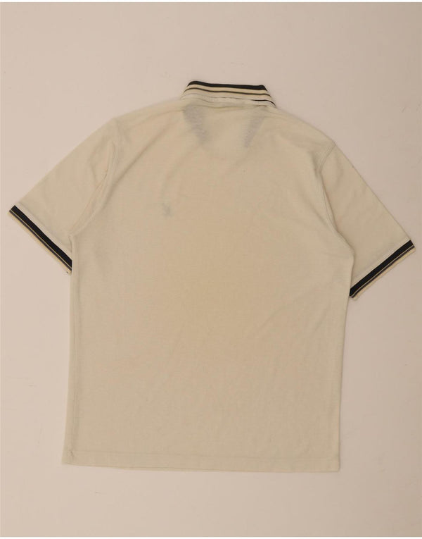 AUSTRALIAN L'ALPINA Cămașă polo pentru bărbați IT 48 Medium Bej cu dungi