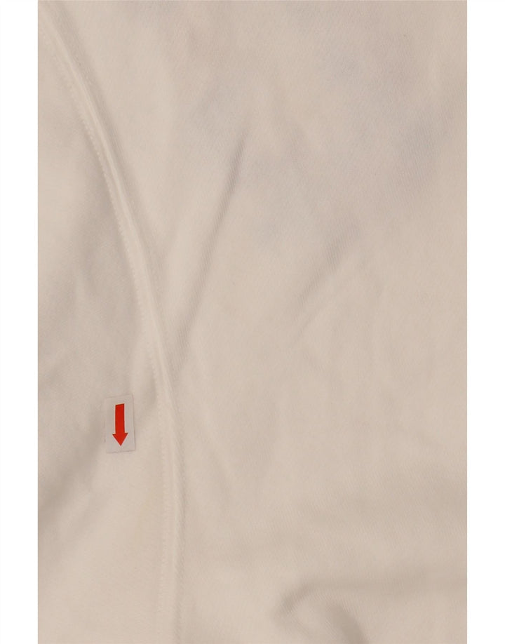 POLO RALPH LAUREN Hanorac crop pentru femei Pulover UK 16 Large White