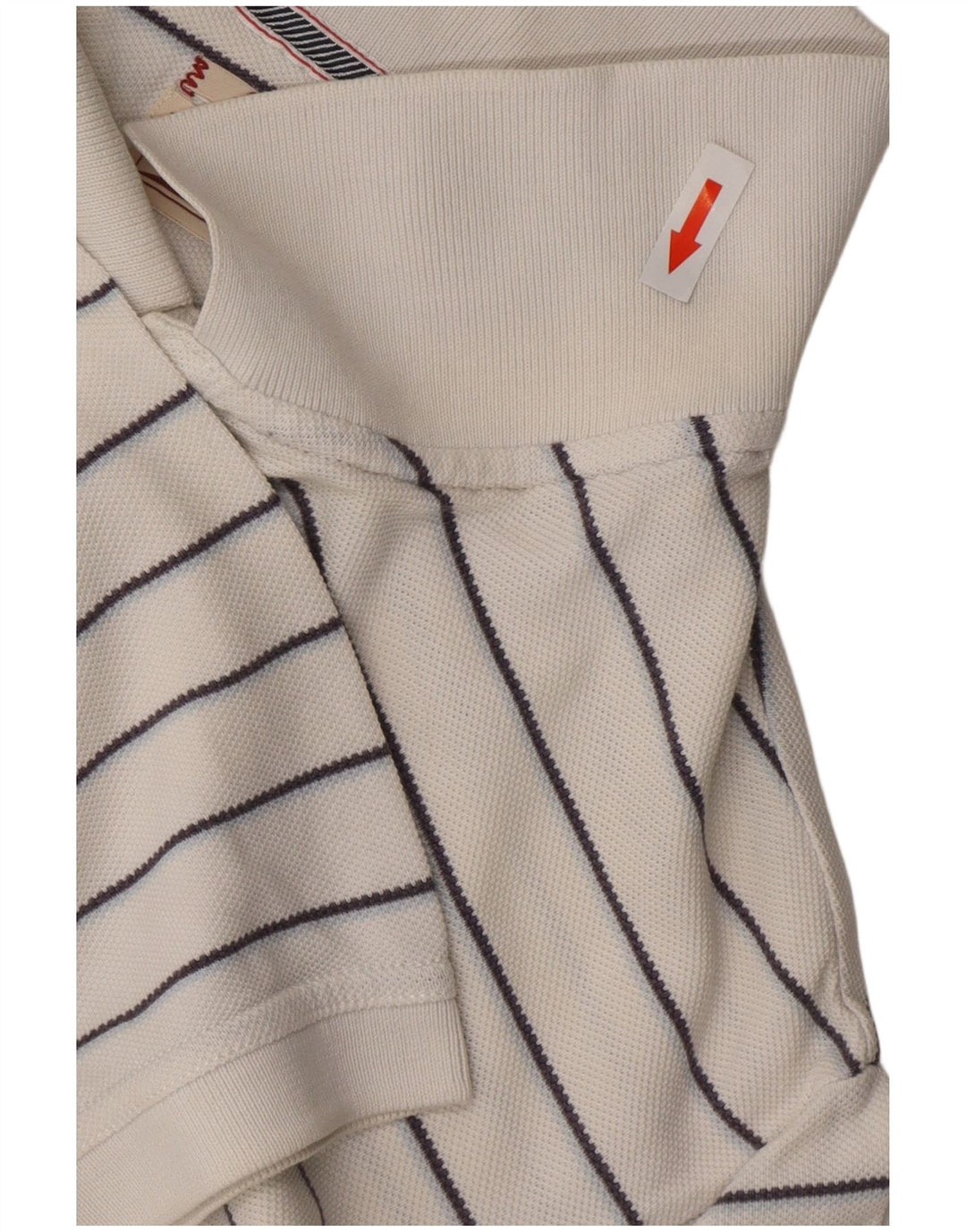 TOMMY HILFIGER Tricou polo clasic pentru bărbați din bumbac cu dungi albe