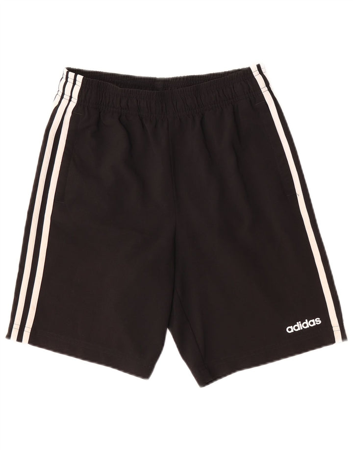Pantaloni scurți sport adidas băieți 12-13 ani poliester negru