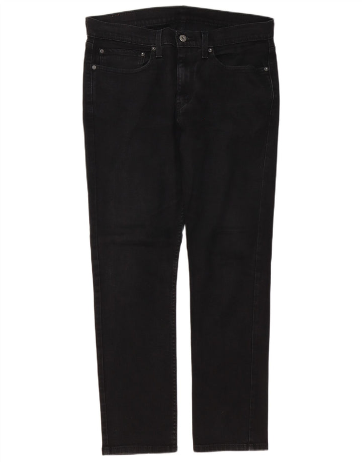 Blugi slim pentru bărbați Levi's W34 L32 bumbac negru