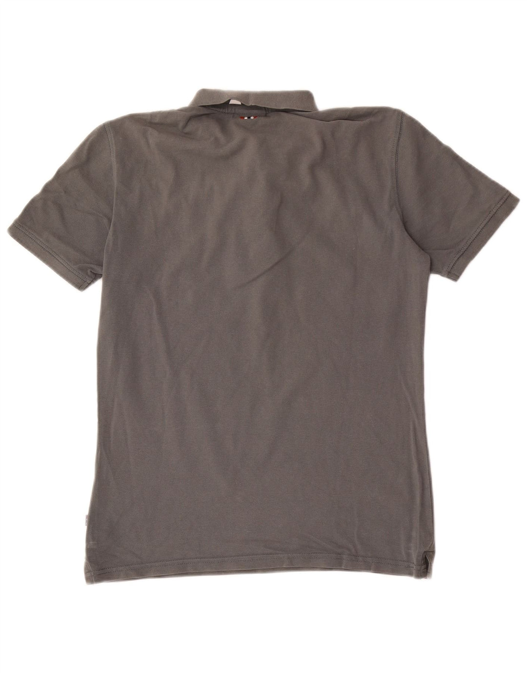 Tricou polo Napapijri Geographic pentru bărbați, gri mic