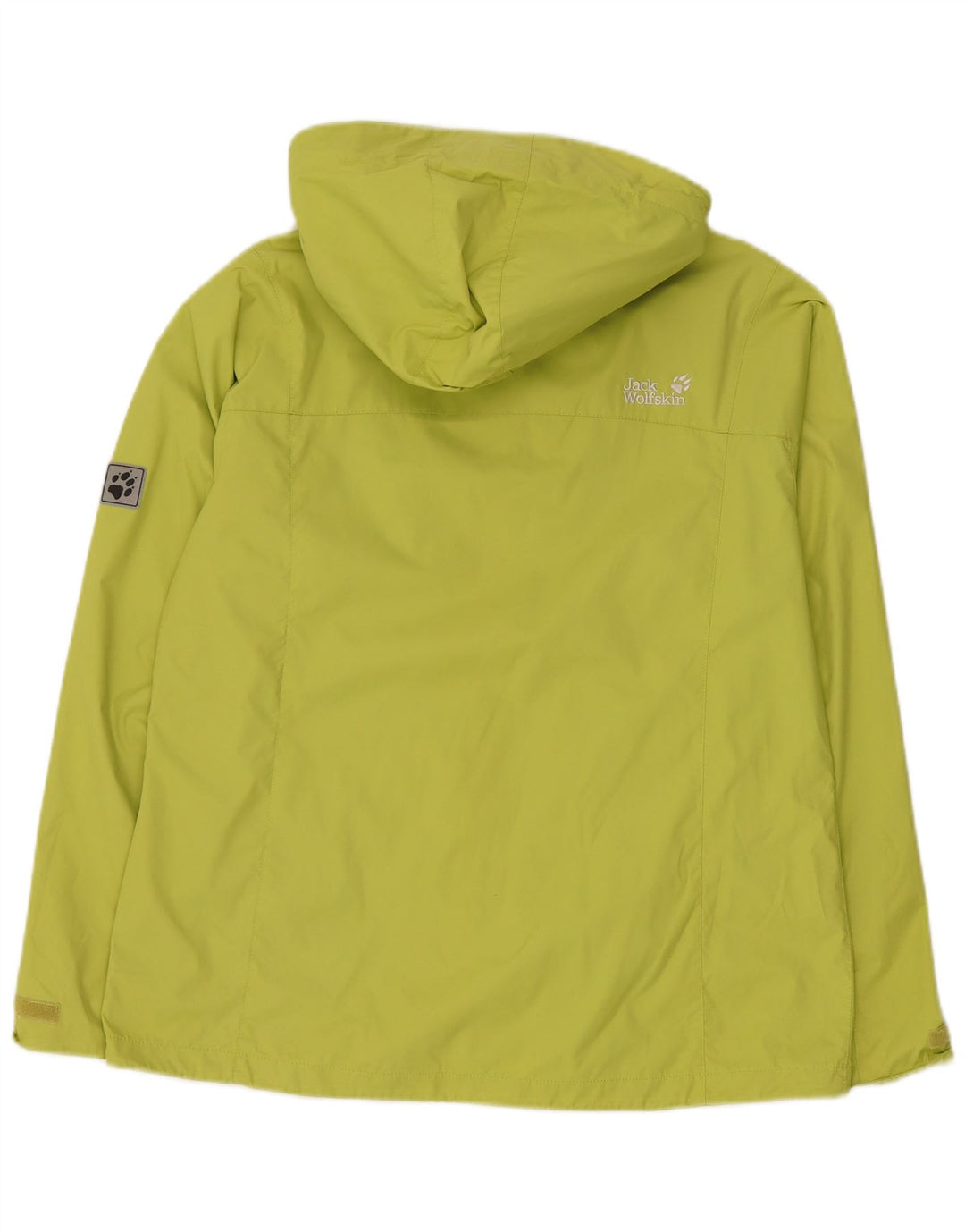 JACK WOLFSKIN Jachetă de ploaie supradimensionată cu glugă pentru femei UK 16 Large Green
