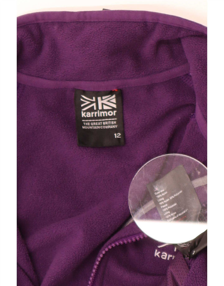 Jachetă fleece pentru femei Karrimor UK 12, nailon violet mediu