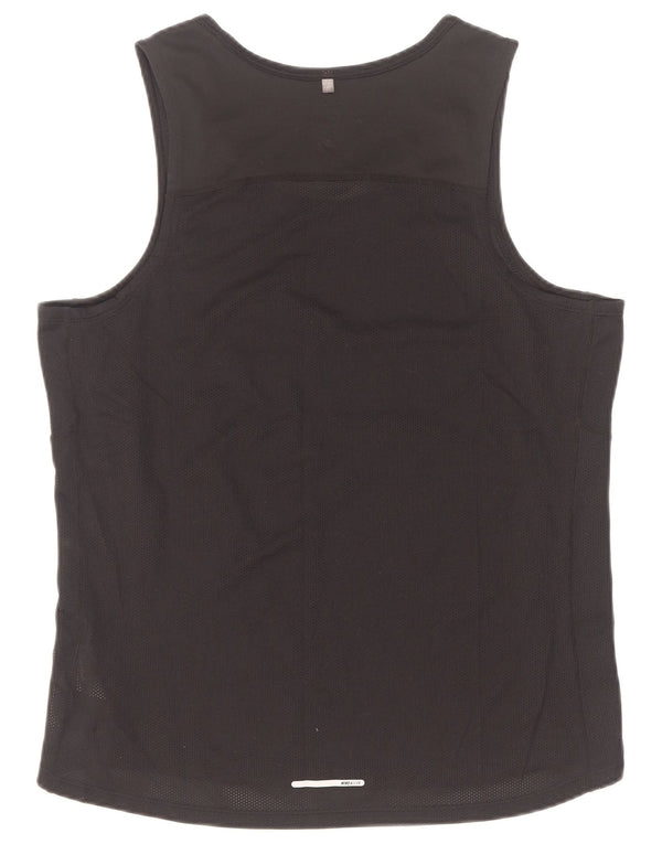 Vesta Nike Dri Fit pentru bărbați, poliester mediu negru