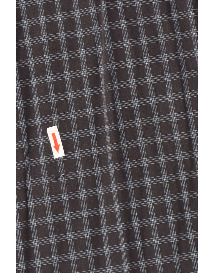 Cămașă cu mânecă scurtă pentru bărbați Camel Active XL, bumbac cu carouri gri