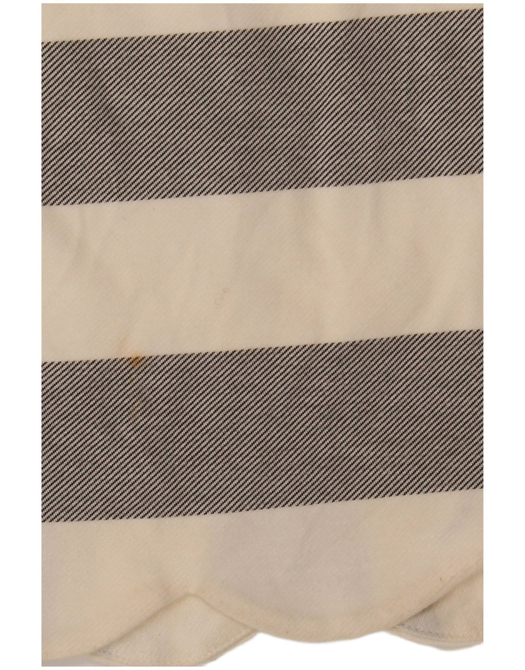 Fusta mini Topshop pentru femei UK 10 Small W28 Off White Striped Viscose