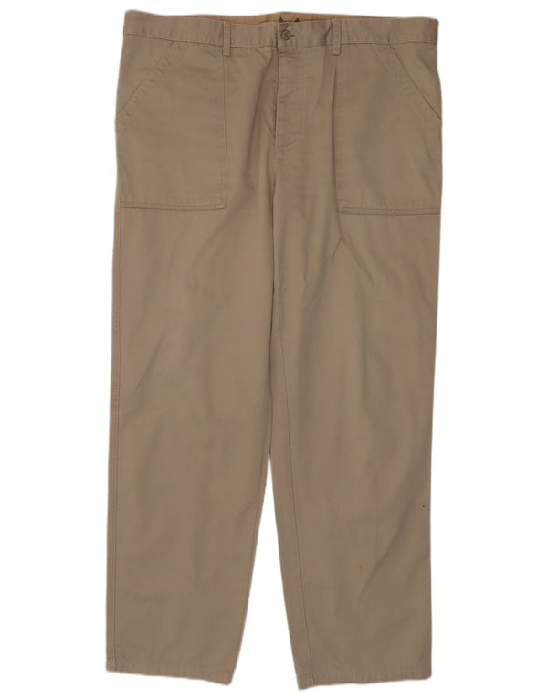 Pantaloni casual drepti pentru bărbați Avirex L42 L34 bumbac bej