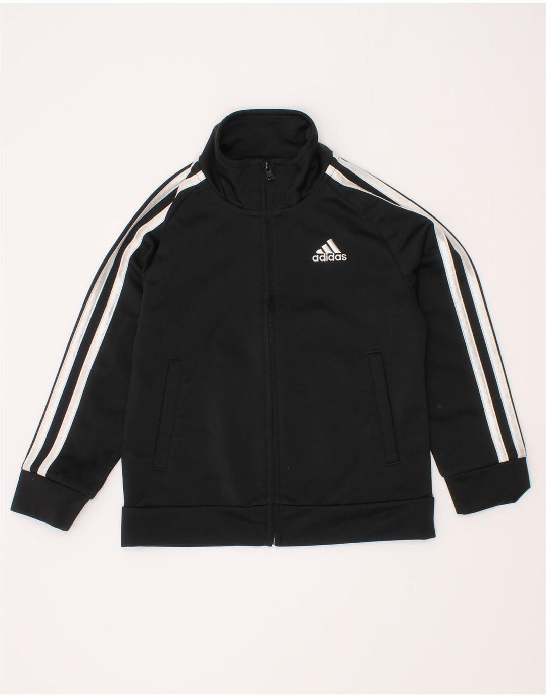 Jachetă de trening pentru băieți Adidas 2-3 ani poliester negru