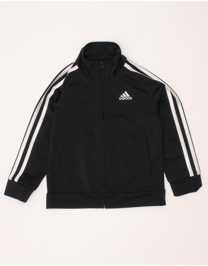 Jachetă de trening pentru băieți Adidas 2-3 ani poliester negru