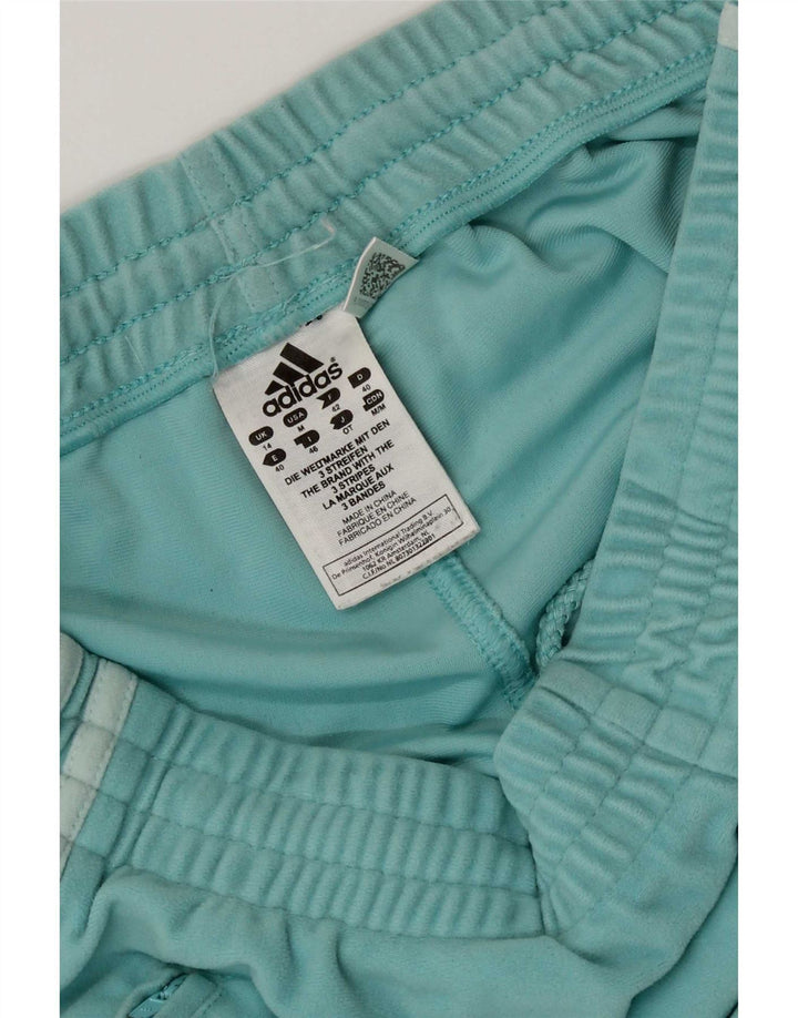Pantaloni de trening Adidas pentru femei Joggeri UK 14 Poliester turcoaz mediu