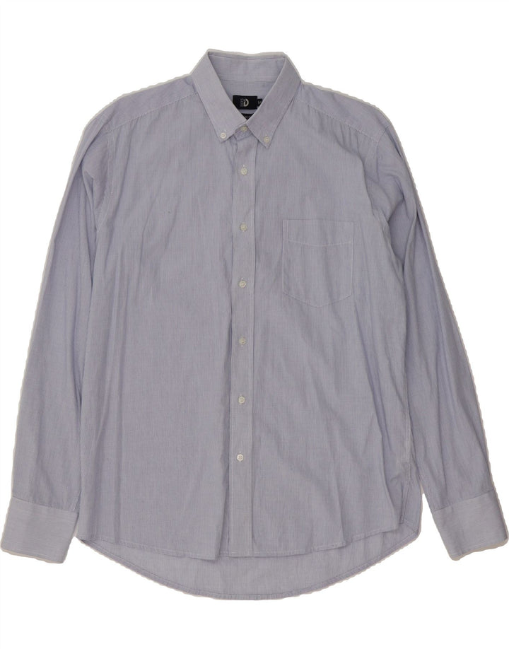 DACK'S Mens Regular Fit Shirt Medium Blue Check Cotton Vintage Dack's and Second-Hand Dack's from Messina Hembry 