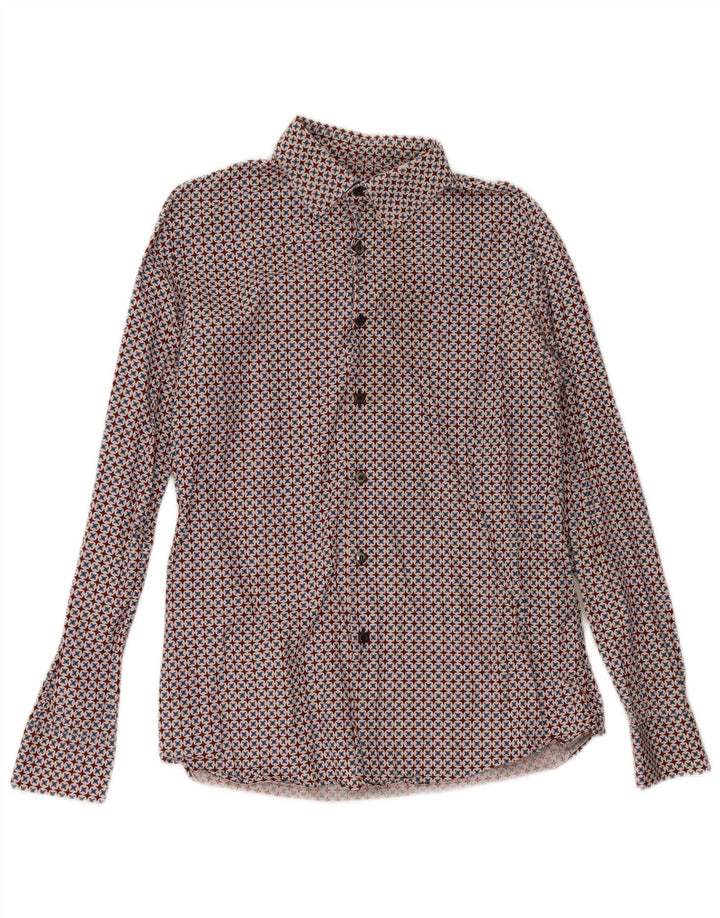 Cămașă Prada Bărbați Mărimea 16 41 Mare, Multicolor Geometric Bumbac