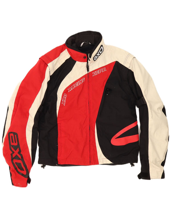 Jachetă AXO Graphic Racer pentru bărbați UK 42 XL Poliamidă color bloc roșu