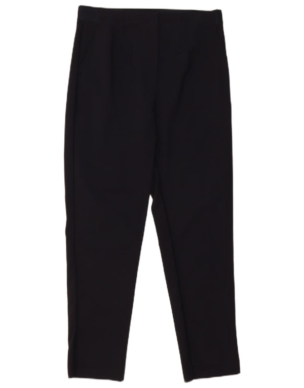 Marks & Spencer Pantaloni casual pentru femei cu talie înaltă UK 12 Medium W30 L27 Bleumarin
