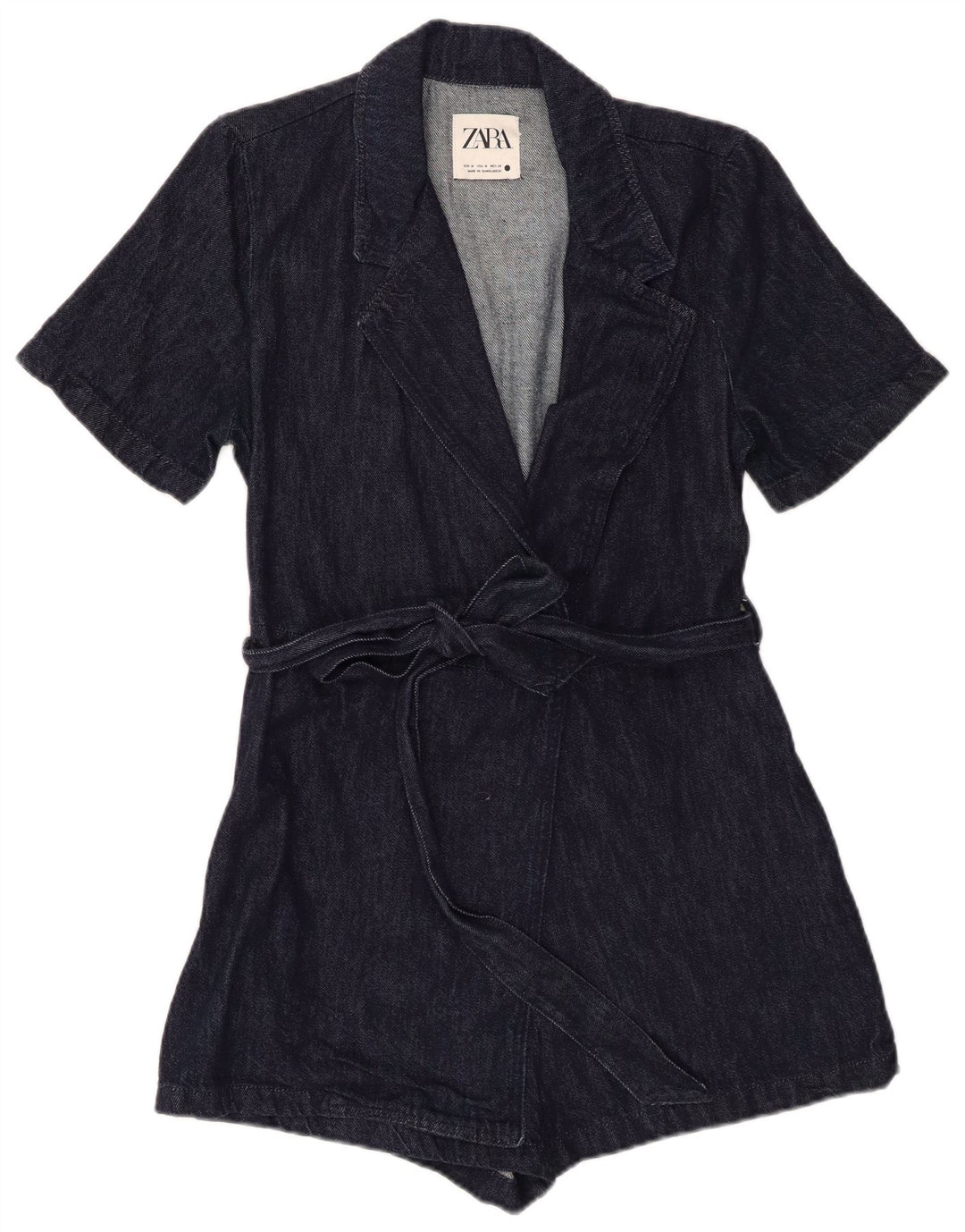 Costum pentru femei Zara din denim UK 12 Medium Bleumarin