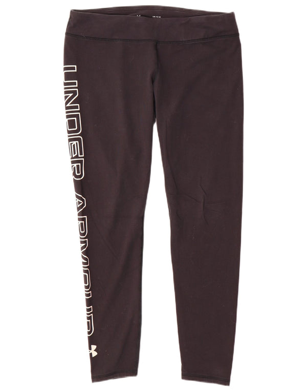Leggings grafic Under Armour pentru femei UK 16 Large Black