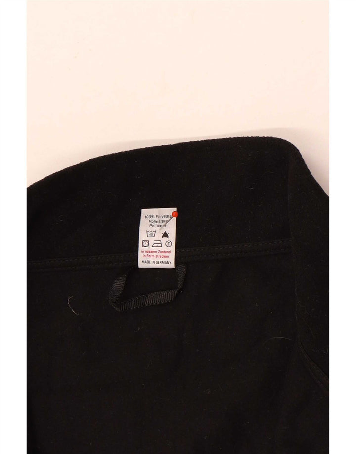 Gilet pentru femei Trigema Fleece UK 14 Medium Black Poliester