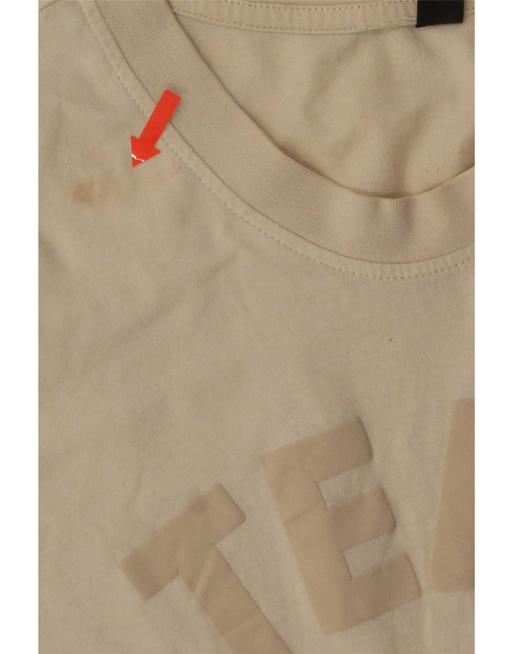 Tricou grafic pentru bărbați Adidas Top mare bej