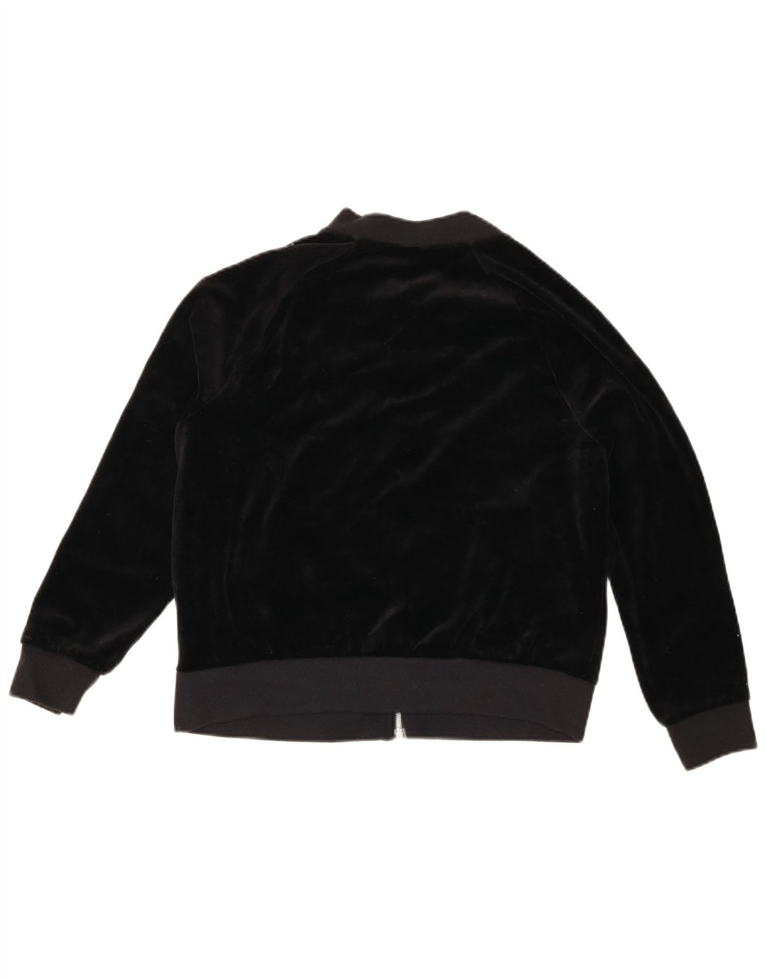 Jachetă de trening supradimensionată din velur Nike pentru femei UK 10 Small Black