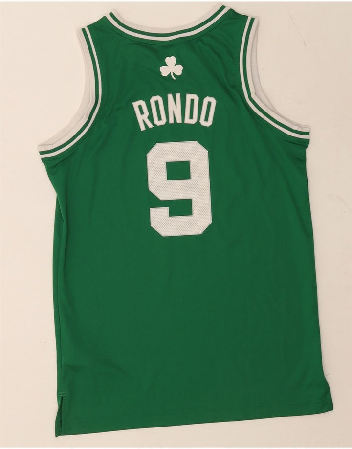 Adidas Celtics Graphic Vest Top 13-14 ani Poliester verde