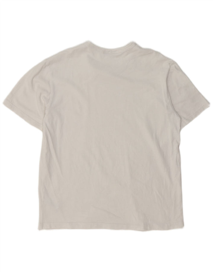Tricou Bărbați ZARA Top Medium Alb Bumbac