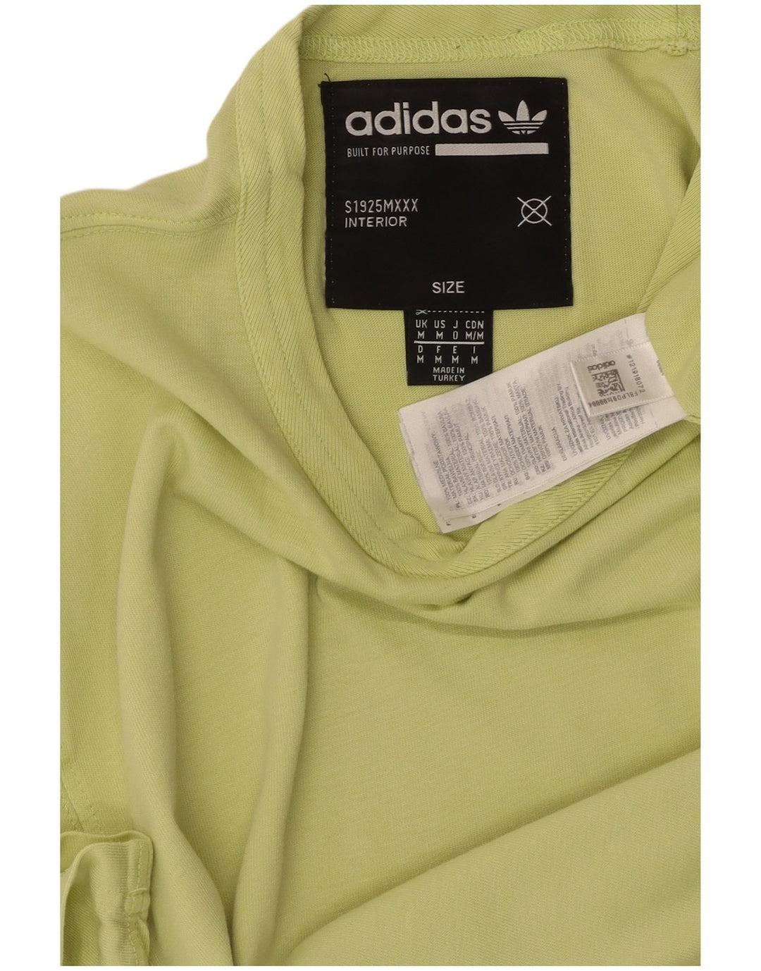 Tricou pentru bărbați Adidas Top, bumbac verde mediu