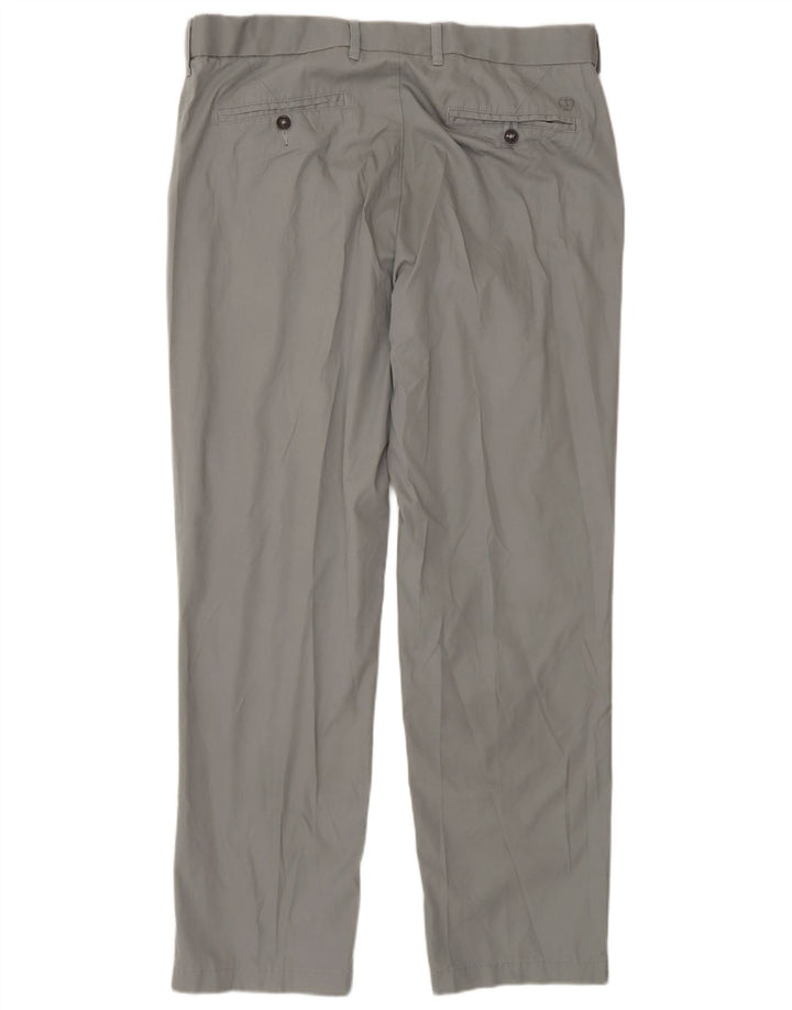 Pantaloni chino obișnuiți pentru bărbați Marks & Spencer L36 L31 bumbac gri
