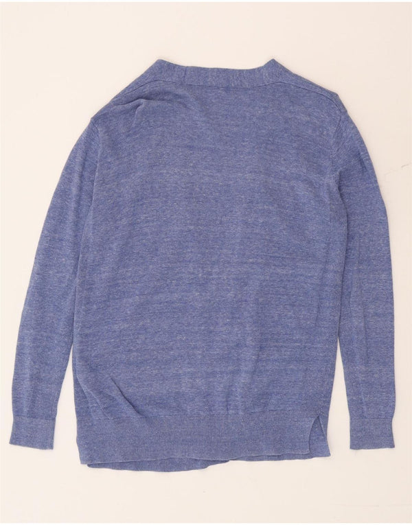 Pulover cardigan deschis pentru femei Marks & Spencer UK 12 Medium Blue Flecked
