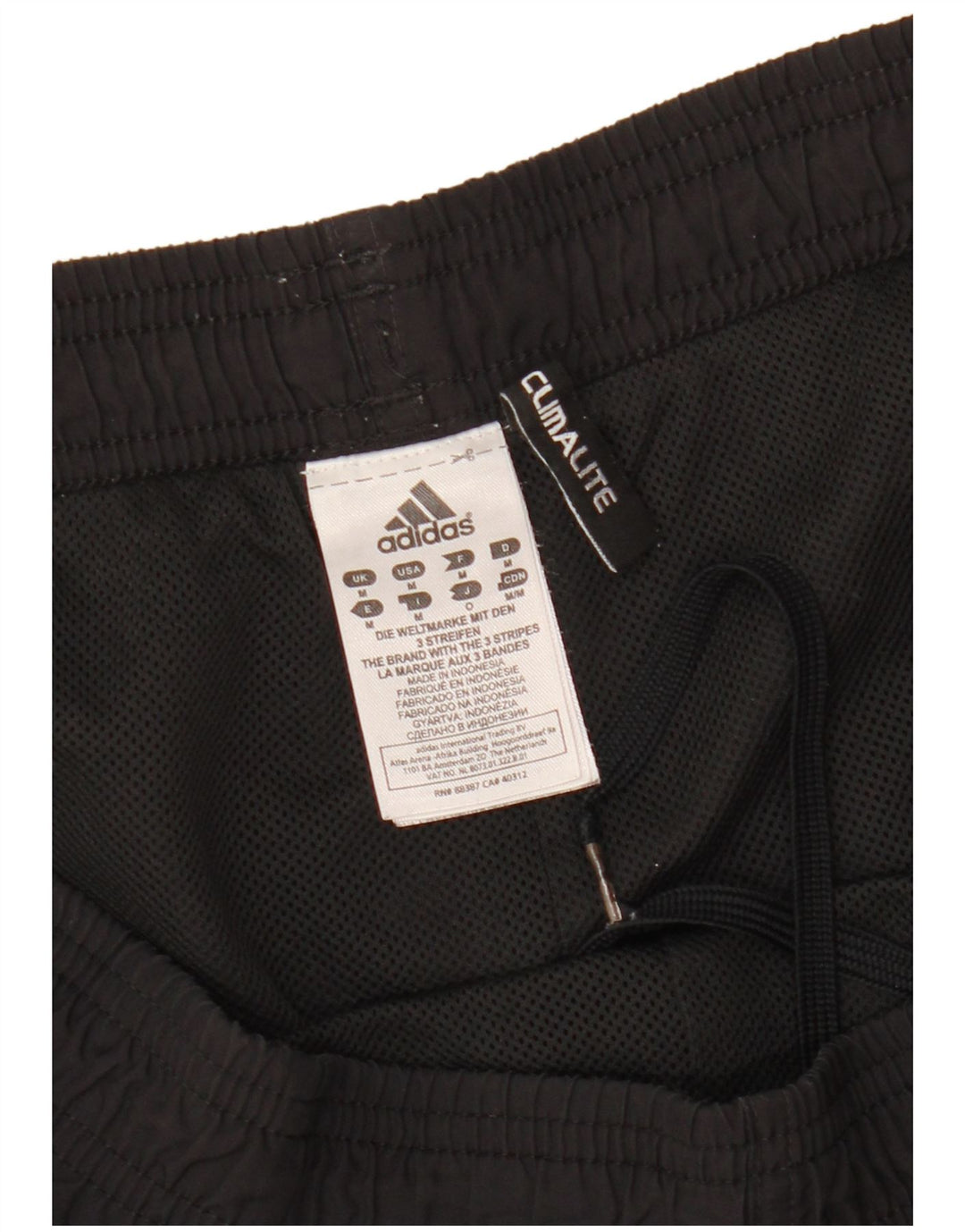 Pantaloni scurți sport pentru bărbați Adidas Climalite, poliester mediu negru