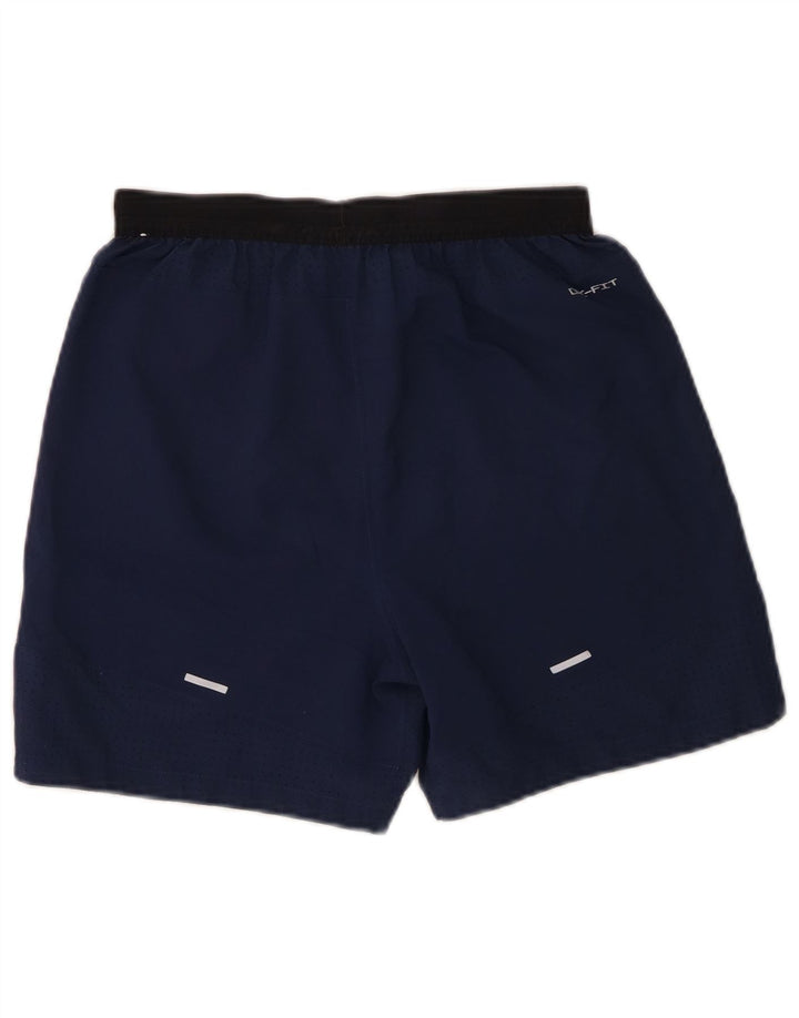Pantaloni scurți sport Nike Dri Fit pentru băieți 13-14 ani, poliester bleumarin