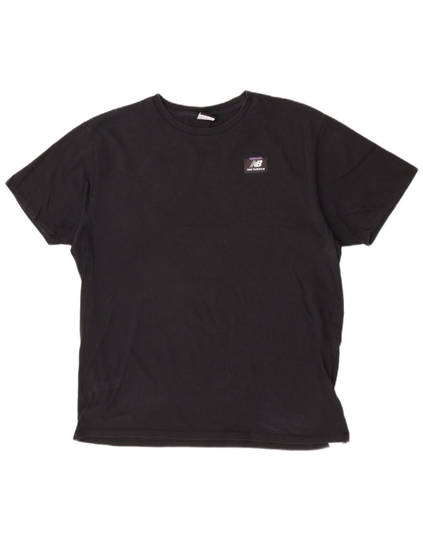 Tricou grafic pentru bărbați New Balance Top XL Bumbac negru