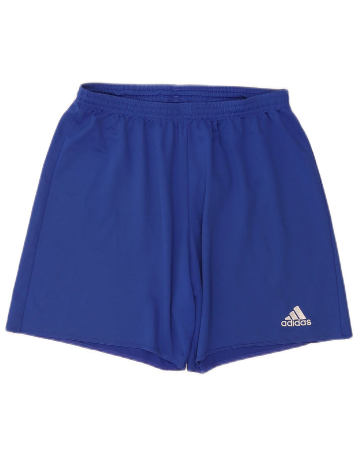 Pantaloni scurți sport pentru bărbați Adidas Climalite, mari, albastru, poliester
